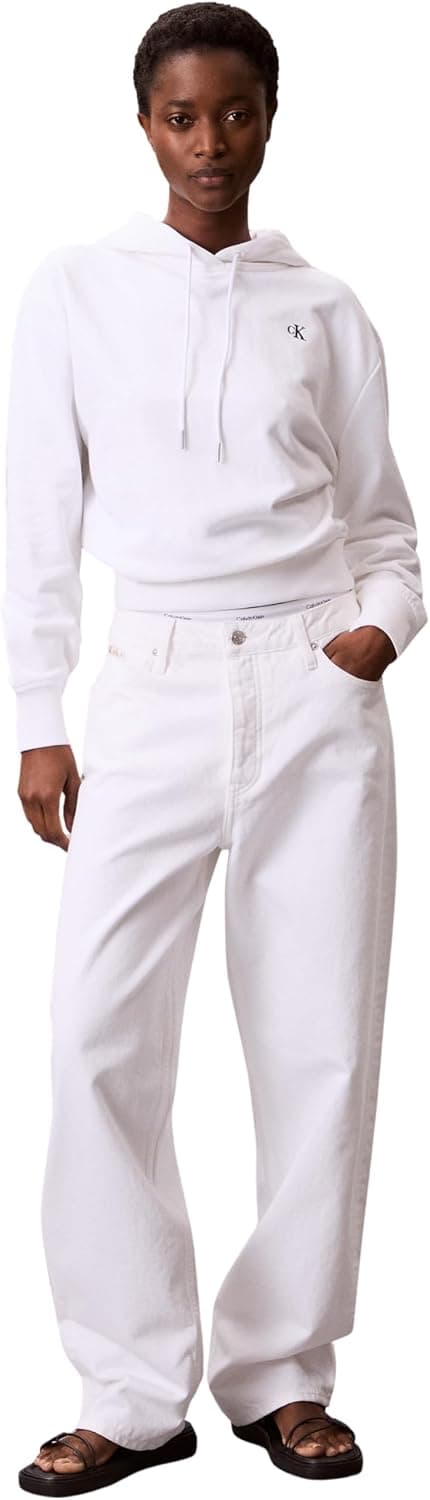 هودی زنانه Calvin Klein مدل LS MONOGRAM TERRY PO هودی زنانه Calvin Klein مدل LS MONOGRAM TERRY PO