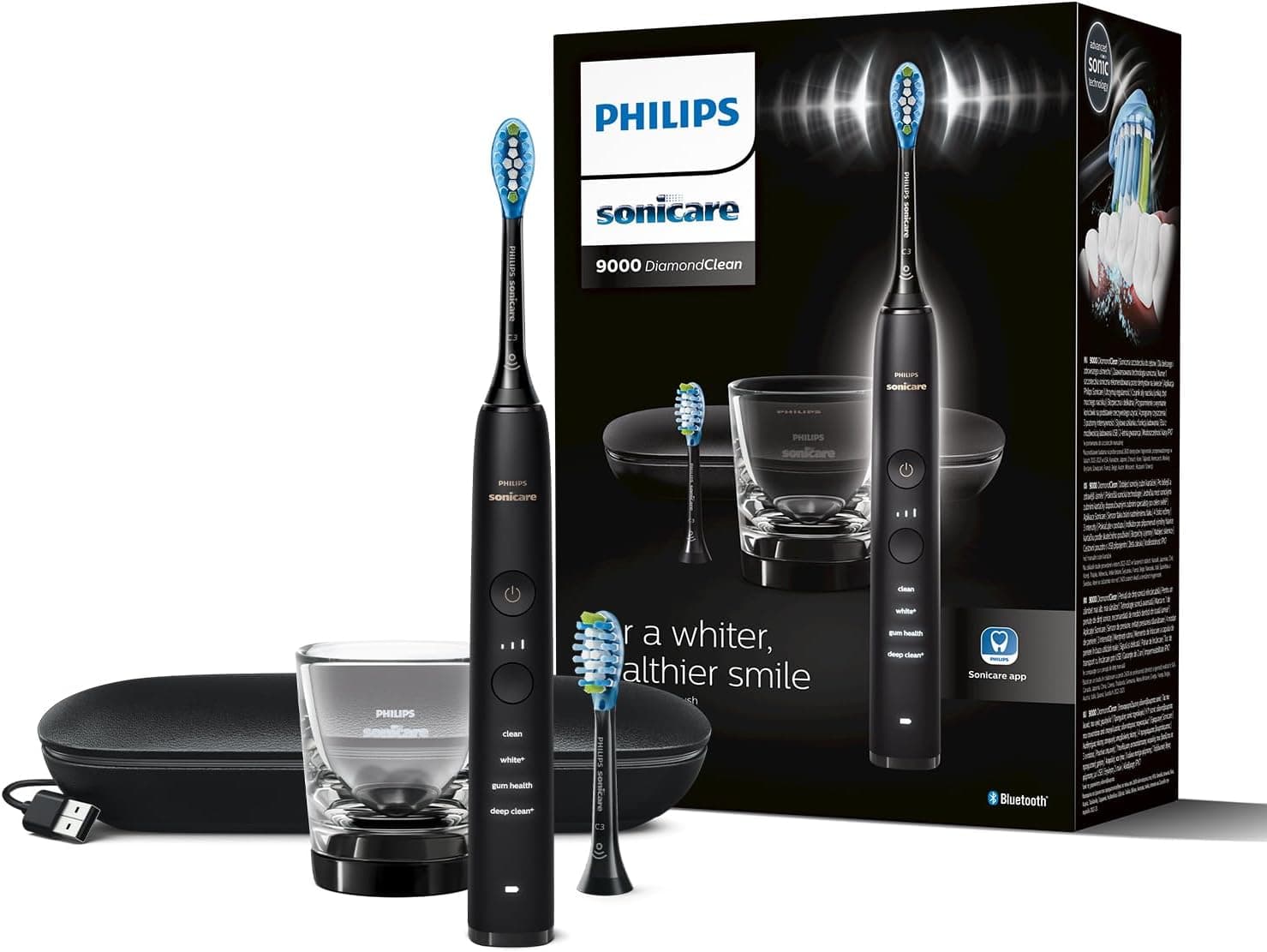 مسواک برقی Philips Sonicare مدل Diamond Clean Smart مشکی HX9913/18 مسواک برقی Philips Sonicare مدل Diamond Clean Smart مشکی HX9913/18