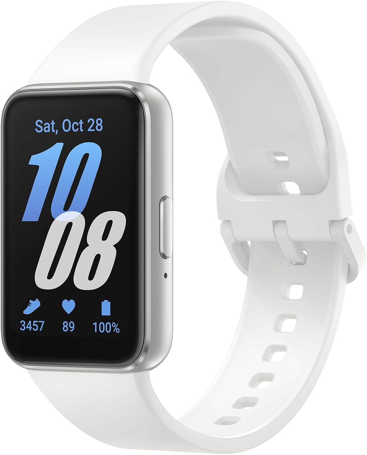 دستبند هوشمند Samsung Galaxy Fit3 نقرهای دستبند هوشمند Samsung Galaxy Fit3 نقرهای