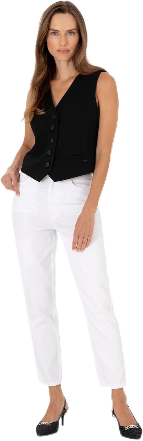 شلوار جین زنانه Pierre Cardin سفید مدل 50313234-VR013 شلوار جین زنانه Pierre Cardin سفید مدل 50313234-VR013