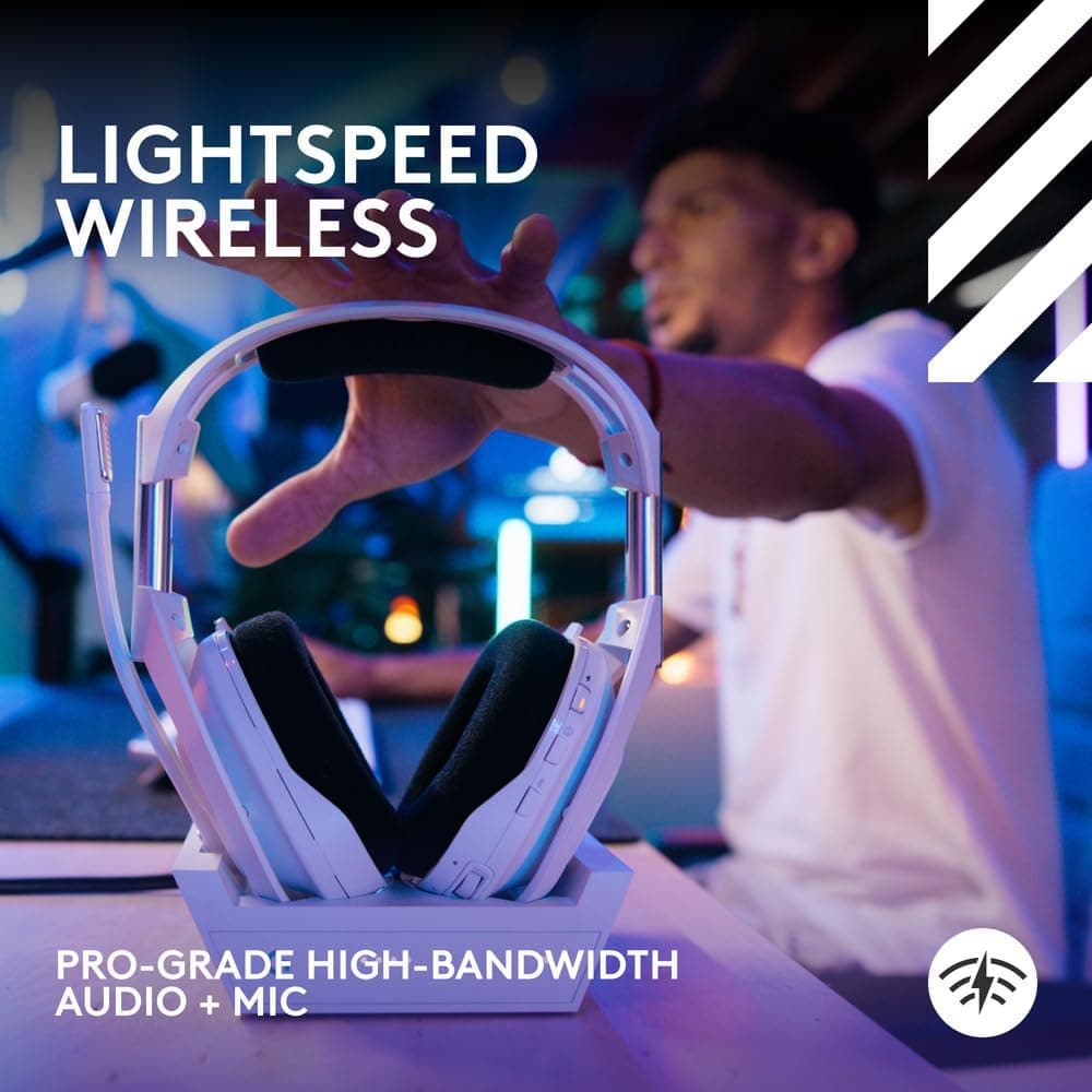 هدست گیمینگ بیسیم Logitech G مدل Astro A50 X LIGHTSPEED سفید هدست گیمینگ بیسیم Logitech G مدل Astro A50 X LIGHTSPEED سفید