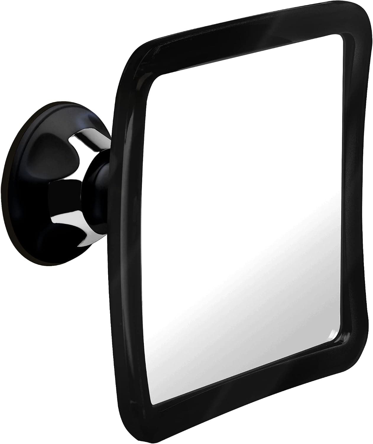 آینه ضدبخار دوش MIRRORVANA ضدشکست چرخان ۳۶۰° بزرگنمایی ۱X ۶.۳×۶.۳ اینچ مشکی آینه ضدبخار دوش MIRRORVANA ضدشکست چرخان ۳۶۰° بزرگنمایی ۱X ۶.۳×۶.۳ اینچ مشکی
