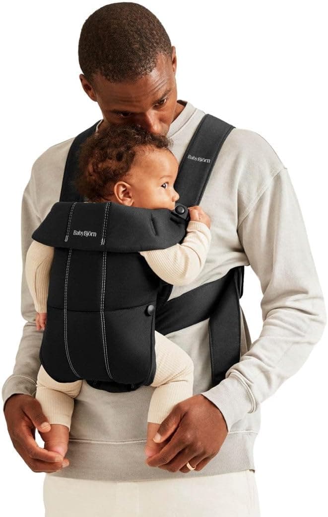 کریر نوزاد BabyBjörn مدل Mini بافته مشکی کریر نوزاد BabyBjörn مدل Mini بافته مشکی