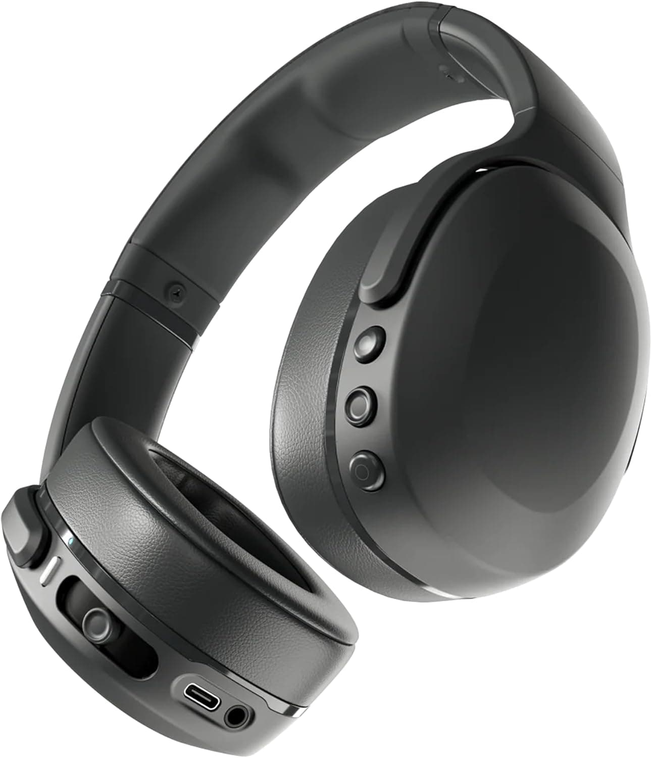 هدفون بیسیم Skullcandy Crusher Evo روگوشی با باس حسی مشکی مدل S6EVW-N740 هدفون بیسیم Skullcandy Crusher Evo روگوشی با باس حسی مشکی مدل S6EVW-N740