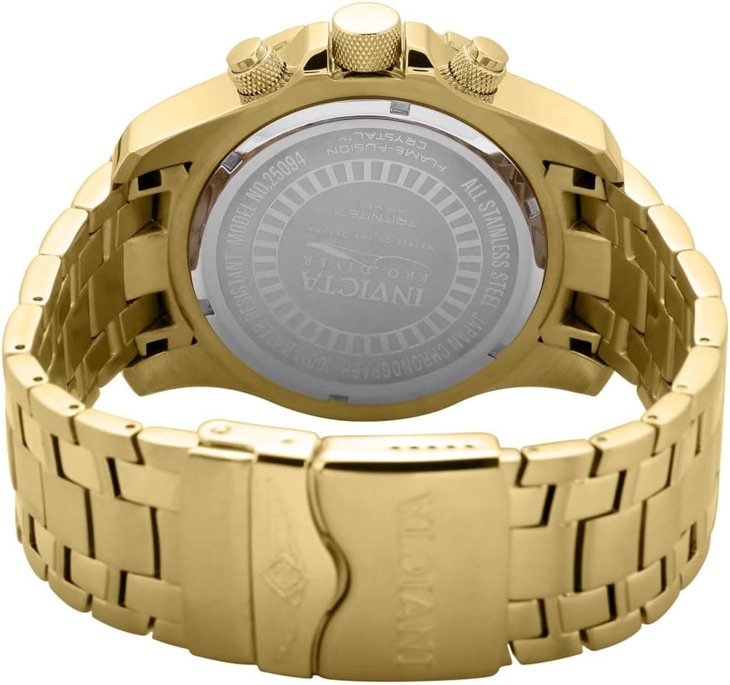 ساعت مچی مردانه Invicta Pro Diver Scuba کوارتز کرنوگراف با قاب فیبر کربن، صفحه آبالون و بند فلزی 50mm ساعت مچی مردانه Invicta Pro Diver Scuba کوارتز کرنوگراف با قاب فیبر کربن، صفحه آبالون و بند فلزی 50mm