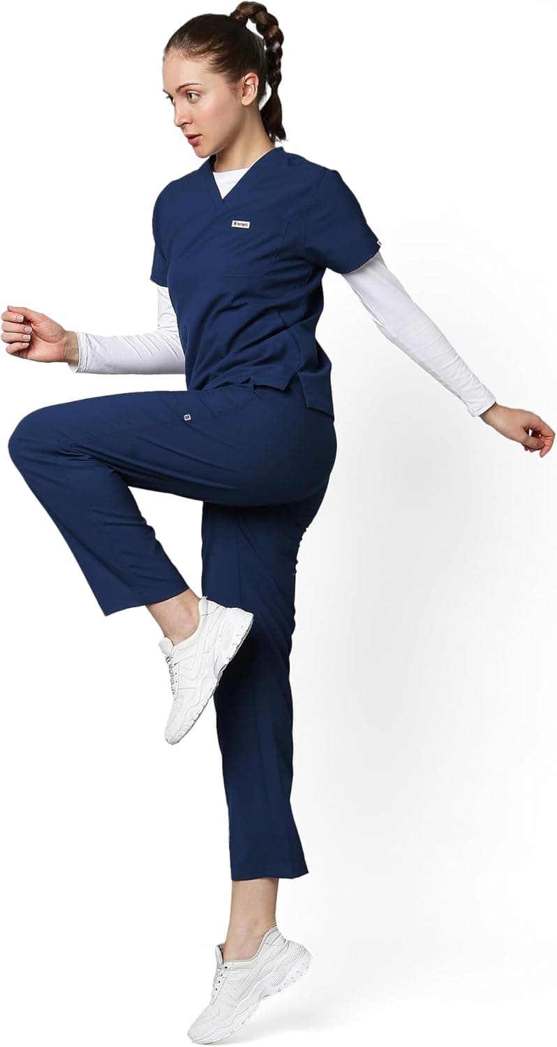 ست اسکراب زنانه KNYA Ecoflex با پارچه کشی چهار طرفه ست اسکراب زنانه KNYA Ecoflex با پارچه کشی چهار طرفه