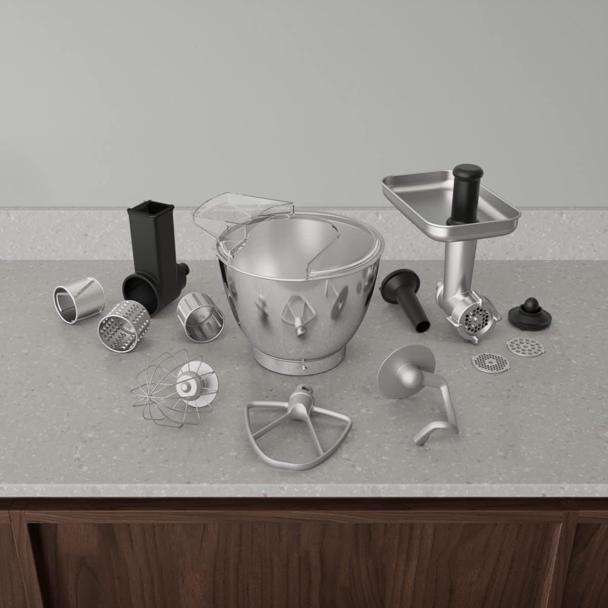 همزن کاسهدار Electrolux Create 5 استیل ضدزنگ 1200W مدل E5KM1-6GBP همزن کاسهدار Electrolux Create 5 استیل ضدزنگ 1200W مدل E5KM1-6GBP