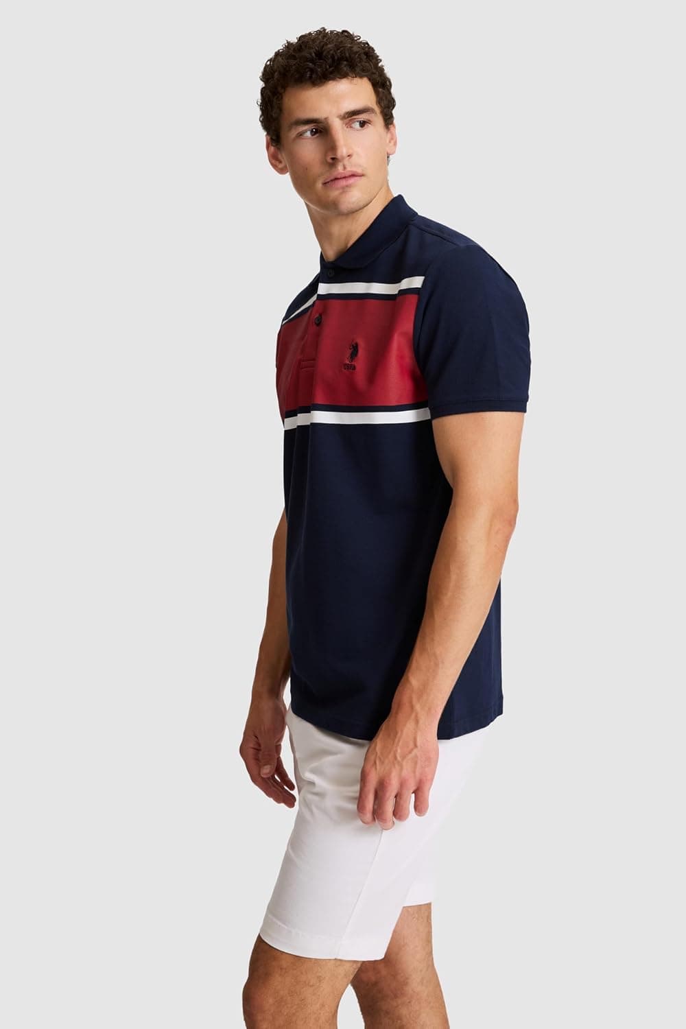 تیشرت مردانه U.S. POLO ASSN. سفید مدل 50326938-VR013 تیشرت مردانه U.S. POLO ASSN. سفید مدل 50326938-VR013