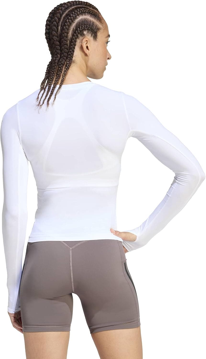 تیشرت ورزشی آستین بلند زنانه adidas PrimeLift Essentials Contour تیشرت ورزشی آستین بلند زنانه adidas PrimeLift Essentials Contour