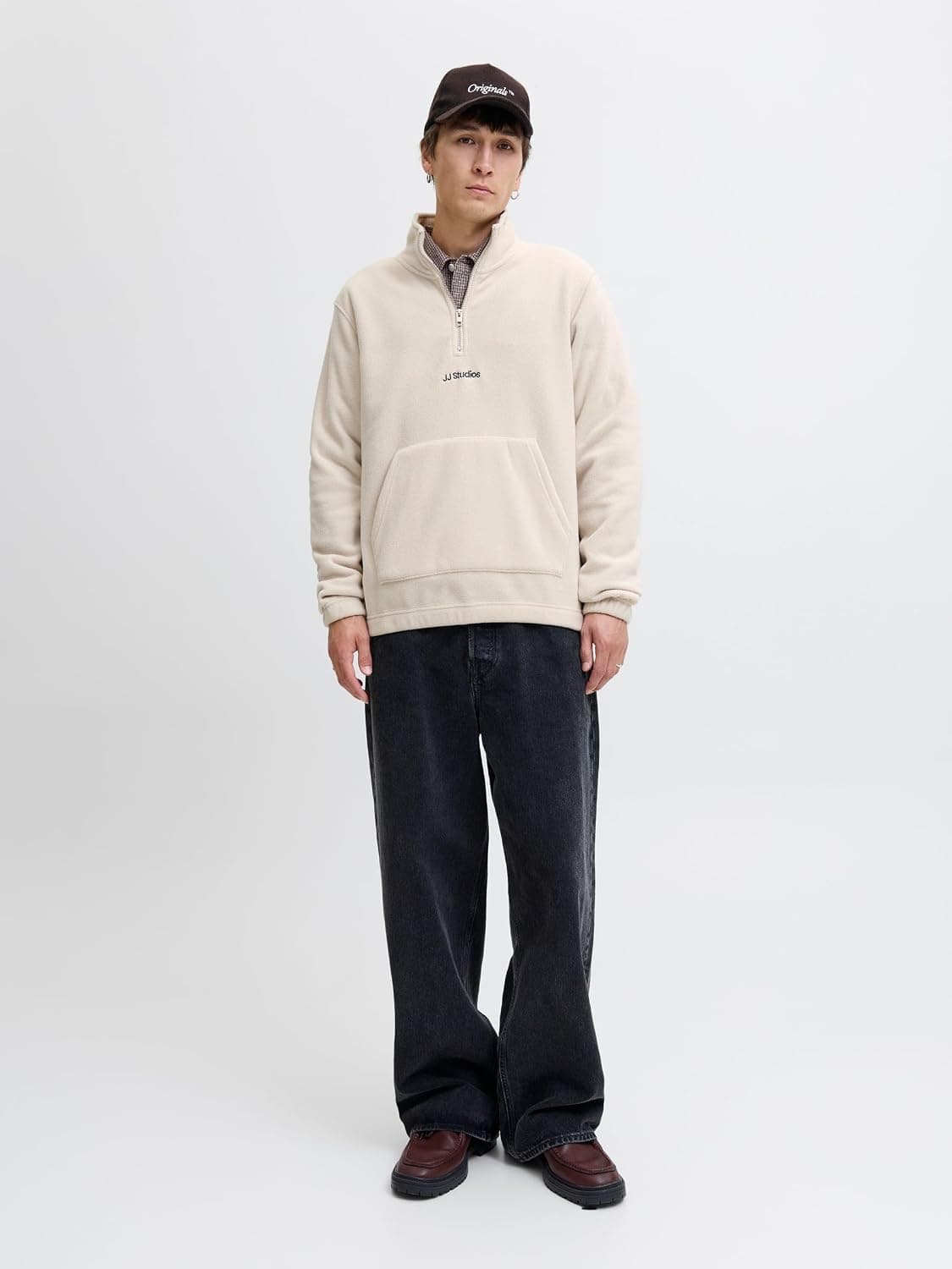 سوئیشرت مردانه JACK & JONES نیم زیپ مدل Soho 12279680 سوئیشرت مردانه JACK & JONES نیم زیپ مدل Soho 12279680