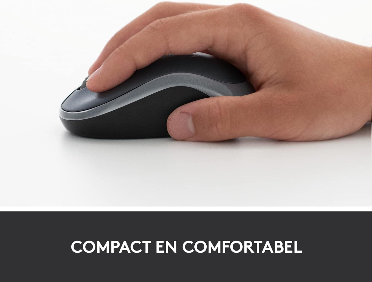 ماوس بیسیم Logitech مدل M185، حسگر اپتیکال 1.000 DPI، خاکستری ماوس بیسیم Logitech مدل M185، حسگر اپتیکال 1.000 DPI، خاکستری