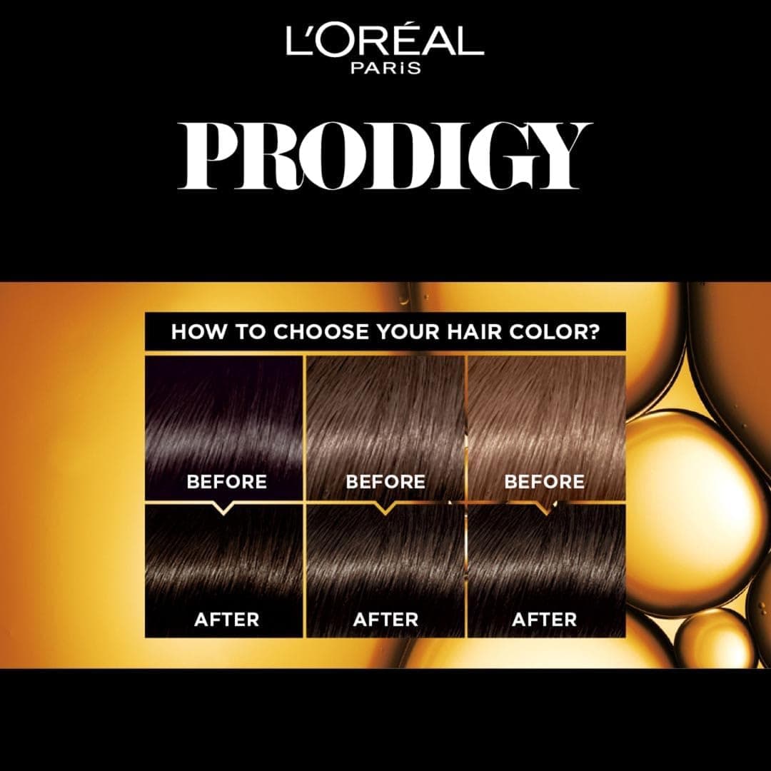 رنگ موی L'Oreal Paris Prodigy قهوهای تیره مدل 3.0 بسته 1pkt رنگ موی L'Oreal Paris Prodigy قهوهای تیره مدل 3.0 بسته 1pkt