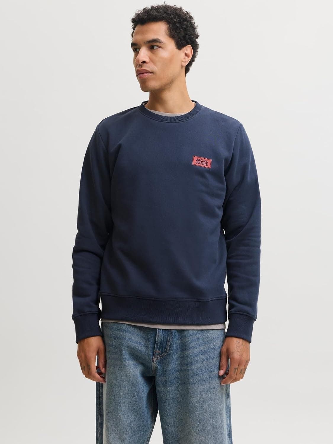 سوئشرت مردانه JACK & JONES یقه گرد JJRUSH 12298426 سوئشرت مردانه JACK & JONES یقه گرد JJRUSH 12298426