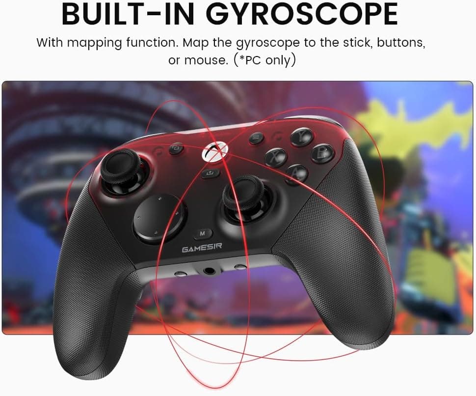دسته بازی سیمی Xbox و بیسیم PC و Android GameSir با TMR و Hall Effect مدل G7 Pro مشکی دسته بازی سیمی Xbox و بیسیم PC و Android GameSir با TMR و Hall Effect مدل G7 Pro مشکی