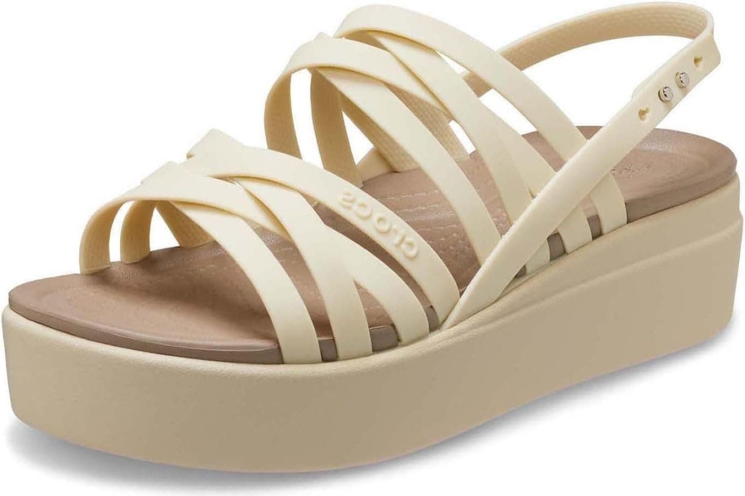 صندل زنانه Crocs با بند و پاشنه گوهای Brooklyn Low مدل 206751-2Y2 صندل زنانه Crocs با بند و پاشنه گوهای Brooklyn Low مدل 206751-2Y2