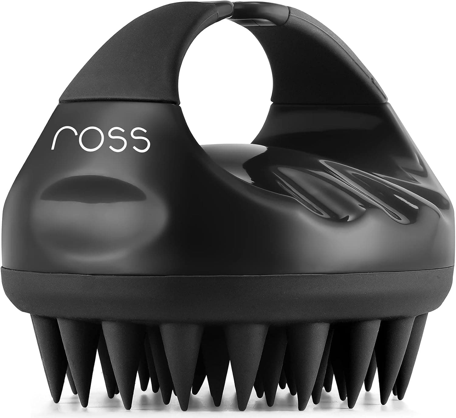 برس شامپو ماساژور پوست سر Ross با الیاف سیلیکونی نرم مشکی برس شامپو ماساژور پوست سر Ross با الیاف سیلیکونی نرم مشکی