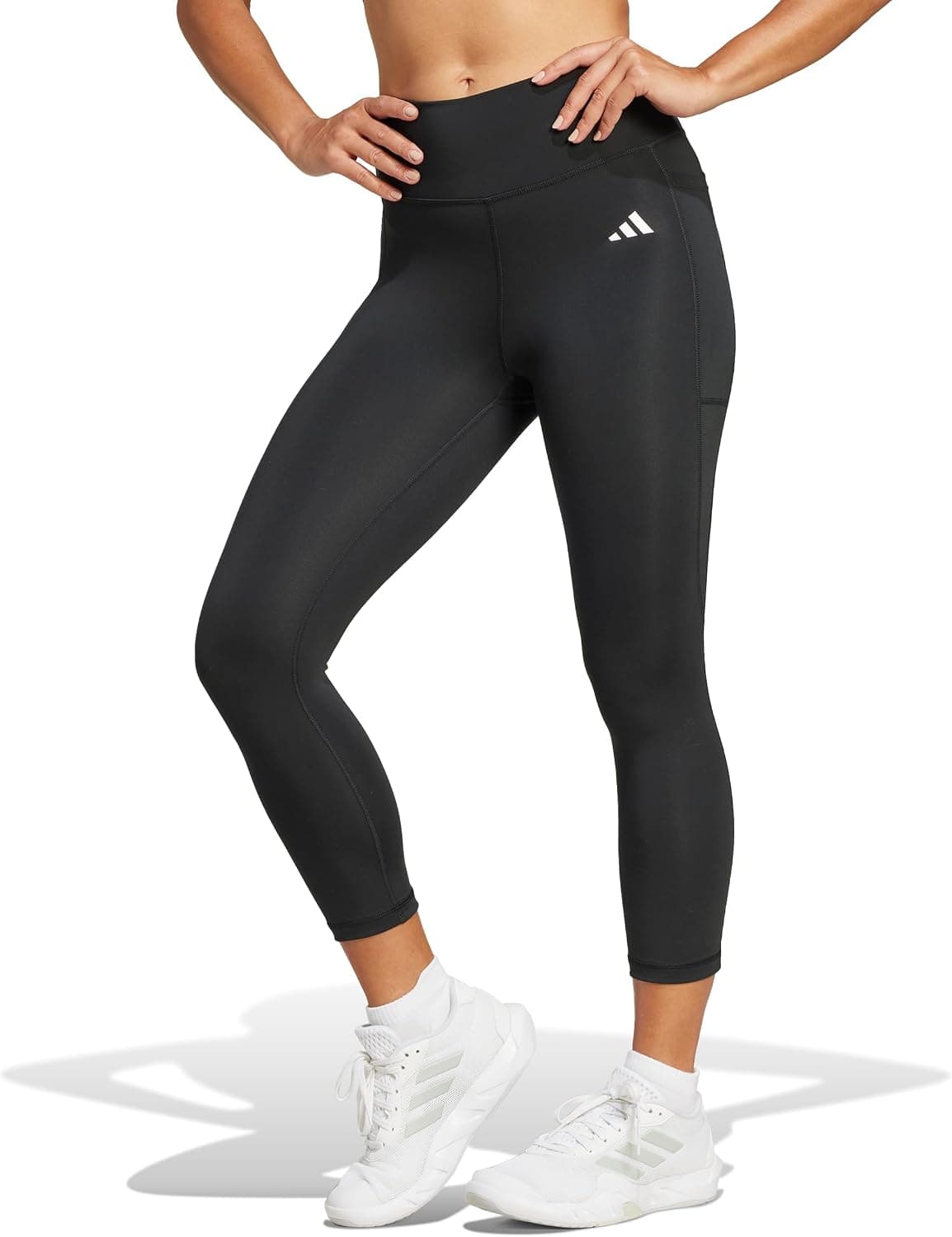 تایت ورزشی زنانه adidas مشکی مدل OPT ESS ST 3/4 تایت ورزشی زنانه adidas مشکی مدل OPT ESS ST 3/4