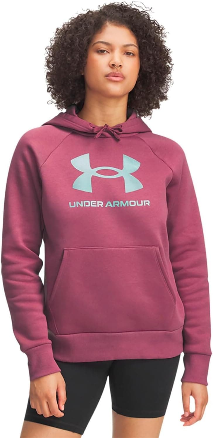 سویشرت کلاهدار زنانه Under Armour براق مدل UA Rival Flc سویشرت کلاهدار زنانه Under Armour براق مدل UA Rival Flc