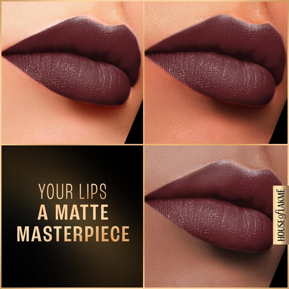 رنگ لب مایع مات LAKMÉ مدل Wine Touch، 5.6ml رنگ لب مایع مات LAKMÉ مدل Wine Touch، 5.6ml
