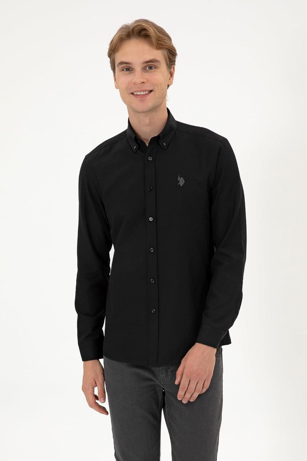 پیراهن مردانه U.S. POLO ASSN. مشکی بیسیک مدل 50324708-VR046 پیراهن مردانه U.S. POLO ASSN. مشکی بیسیک مدل 50324708-VR046