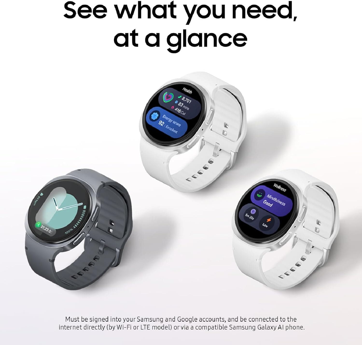 ساعت هوشمند Samsung بلوتوثی گرافیتی مدل Galaxy Watch 8 44mm ساعت هوشمند Samsung بلوتوثی گرافیتی مدل Galaxy Watch 8 44mm