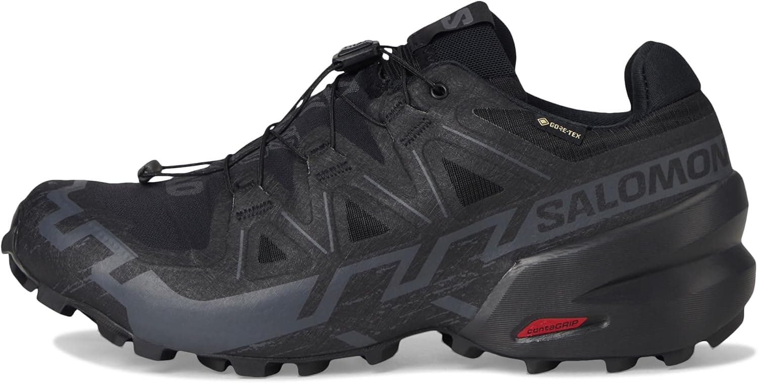 کفش مردانه Salomon مشکی Speedcross 6 GTX مدل 473019 کفش مردانه Salomon مشکی Speedcross 6 GTX مدل 473019