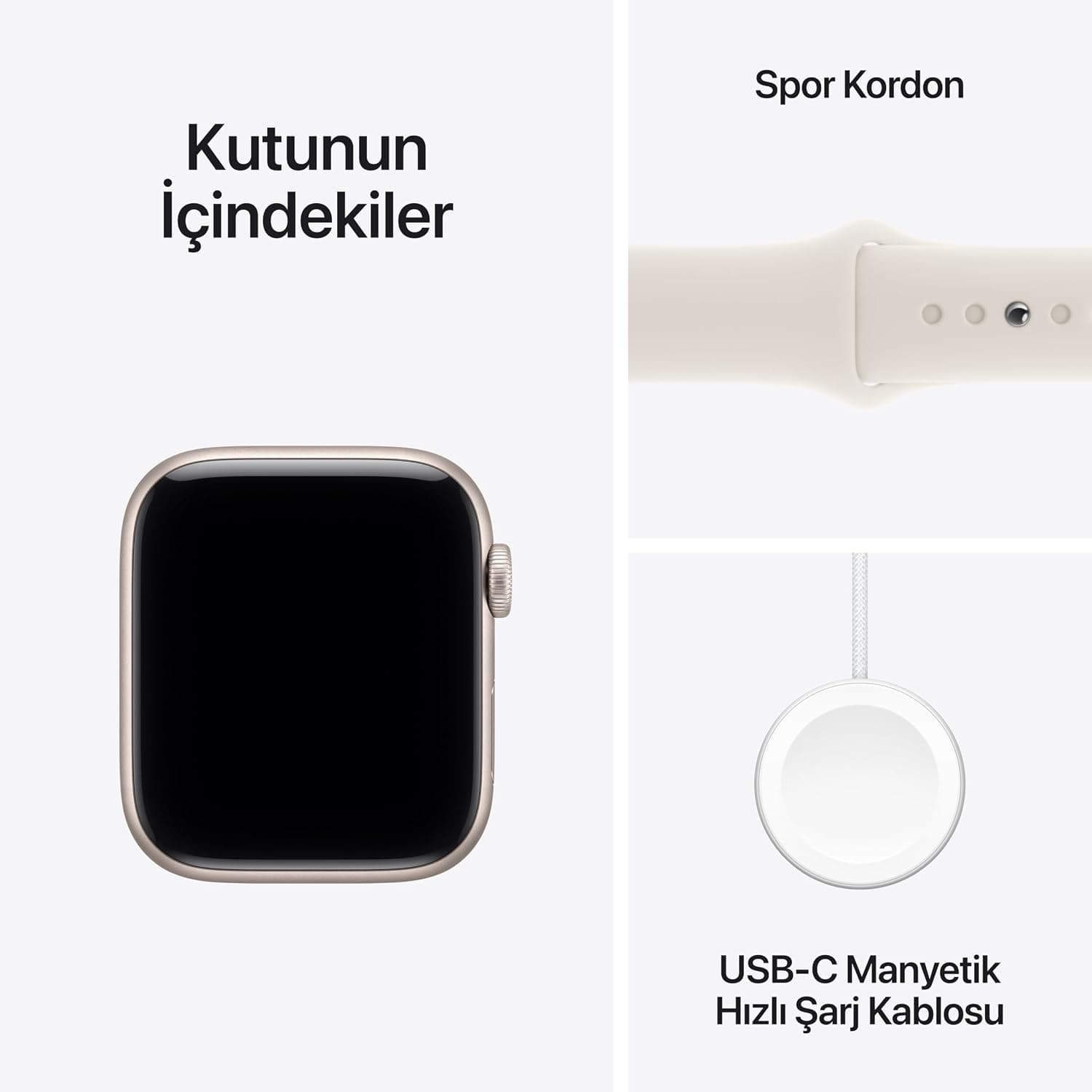 ساعت هوشمند Apple Watch SE 3 GPS 40 mm با بدنه آلومینیومی ستارهای روشن و بند اسپرت S/M ساعت هوشمند Apple Watch SE 3 GPS 40 mm با بدنه آلومینیومی ستارهای روشن و بند اسپرت S/M