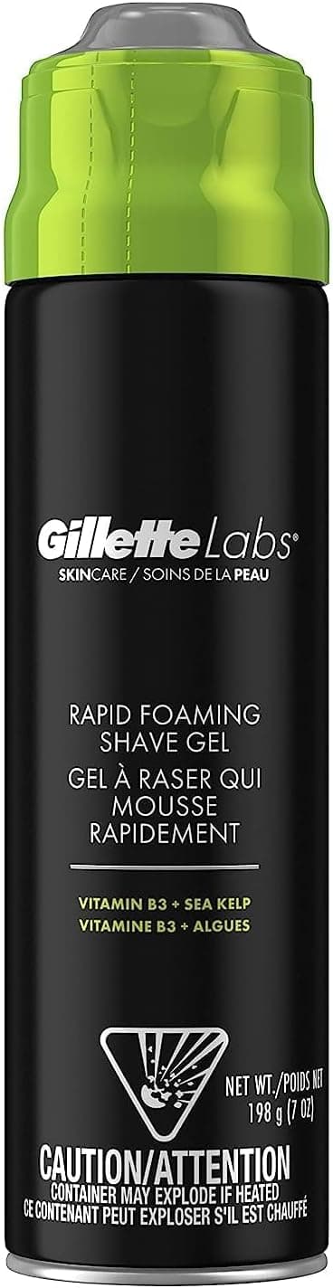 ژل اصلاح مردانه Gillette کفساز سریع GilletteLabs 7 OZ ژل اصلاح مردانه Gillette کفساز سریع GilletteLabs 7 OZ