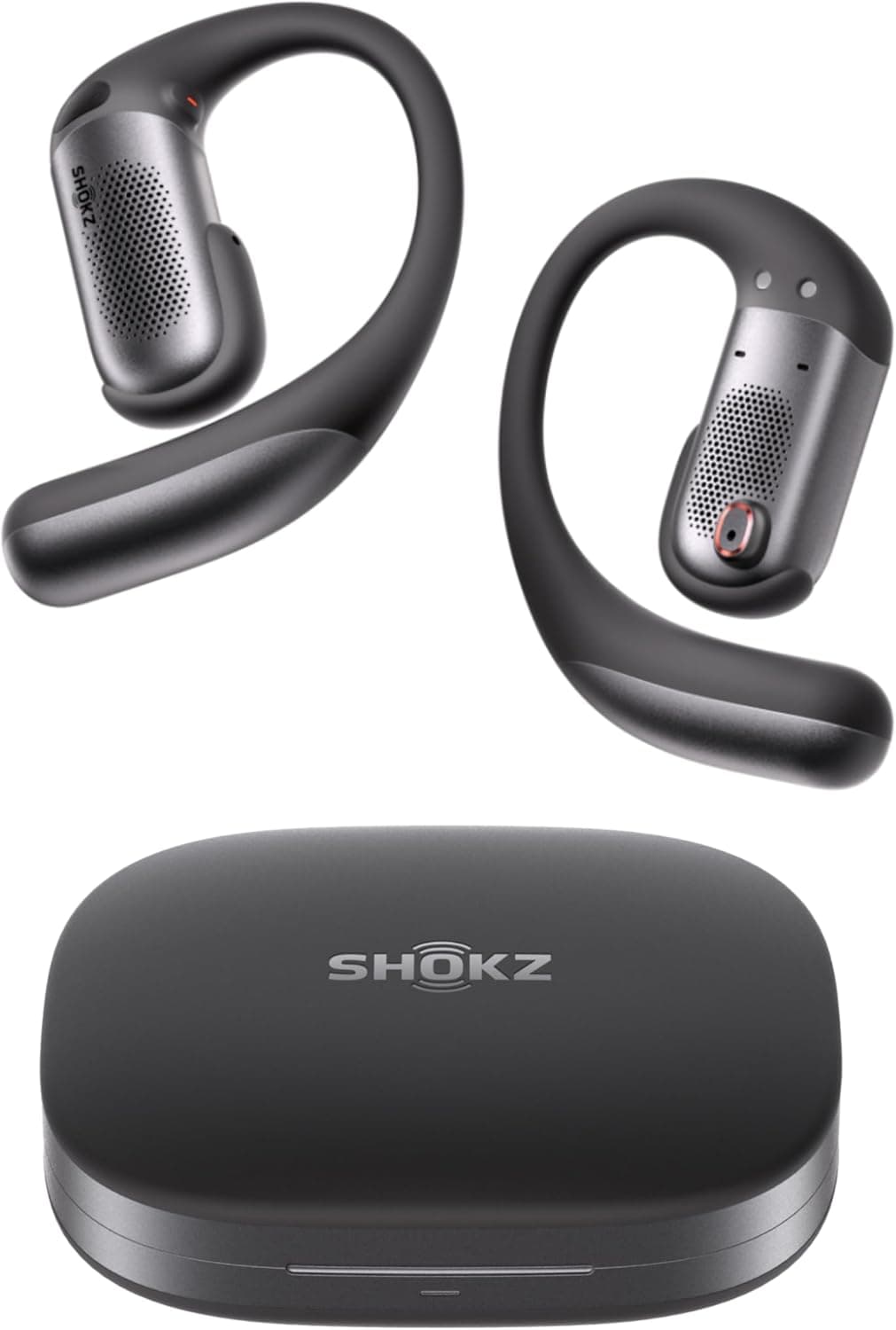 ایرباد بیسیم SHOKZ مدل OpenFit Pro با طراحی گوشباز مشکی ایرباد بیسیم SHOKZ مدل OpenFit Pro با طراحی گوشباز مشکی