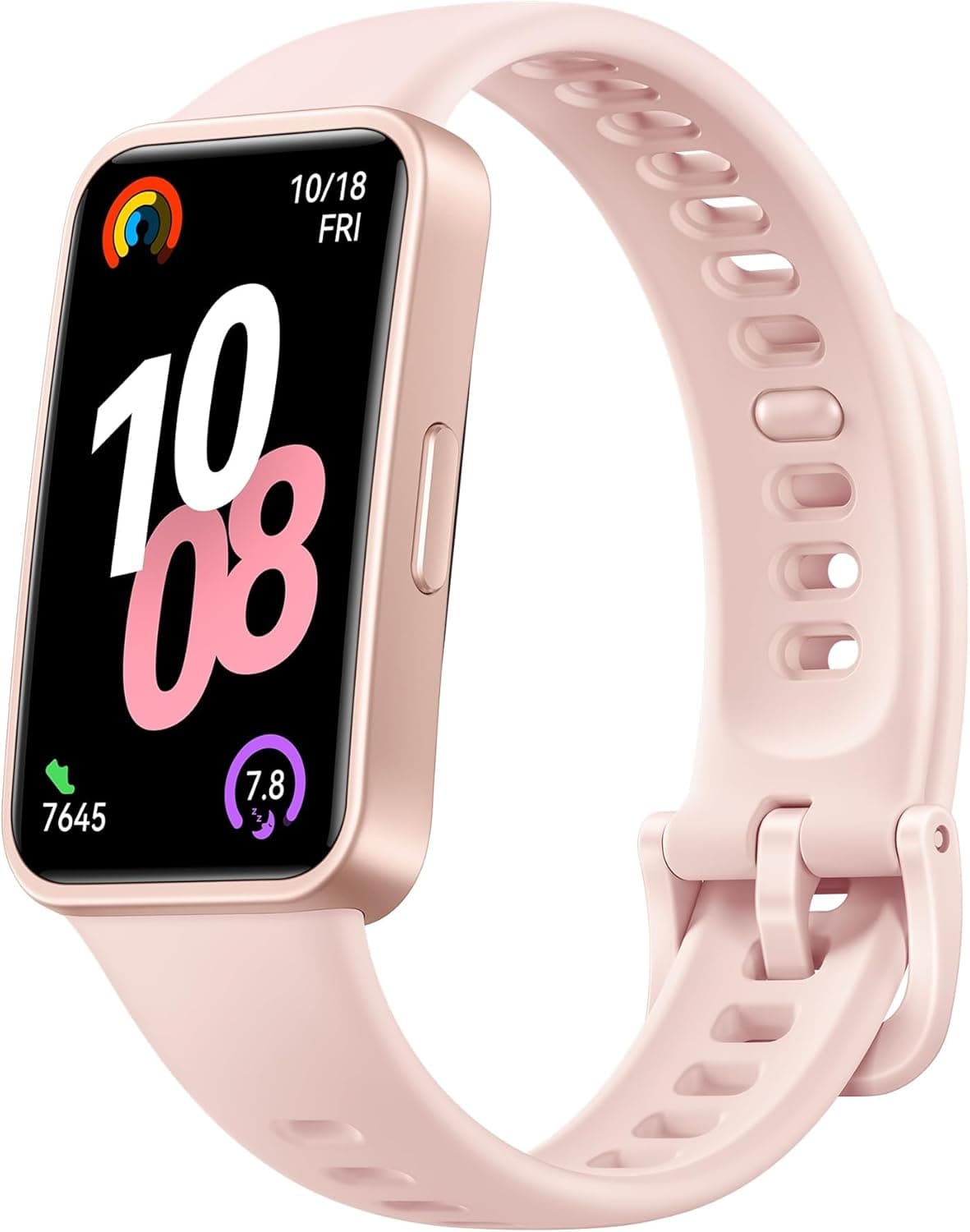 ساعت هوشمند HUAWEI طراحی فلزی صورتی Band 10 ساعت هوشمند HUAWEI طراحی فلزی صورتی Band 10