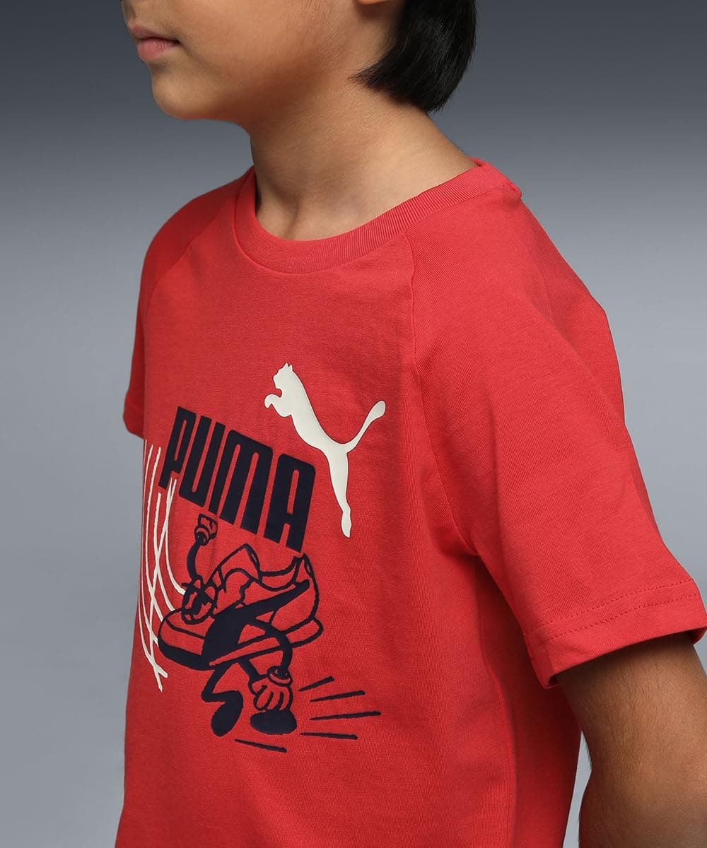 تیشرت یونisex بچگانه PUMA مدل LITTLE RUNNERS تیشرت یونisex بچگانه PUMA مدل LITTLE RUNNERS
