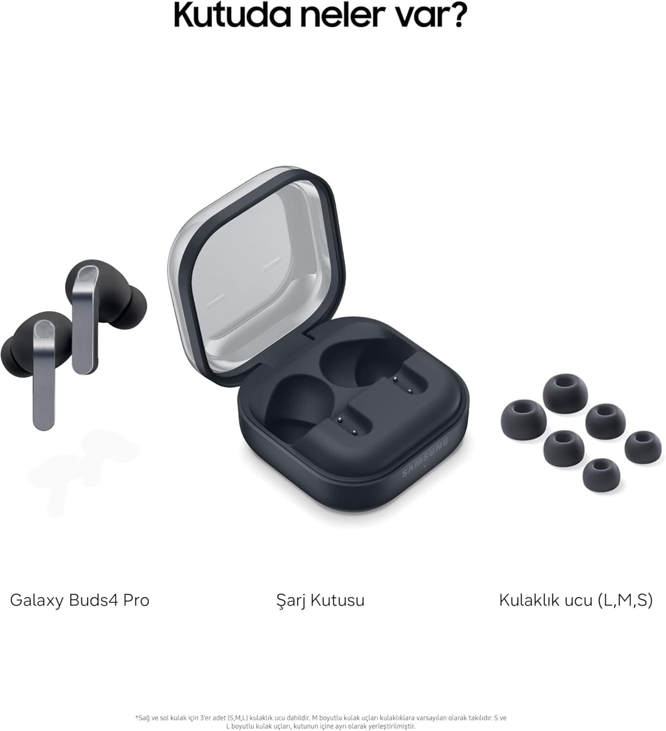 هدفون بلوتوثی Samsung مشکی با حذف نویز بهبودیافته Galaxy Buds4 Pro هدفون بلوتوثی Samsung مشکی با حذف نویز بهبودیافته Galaxy Buds4 Pro