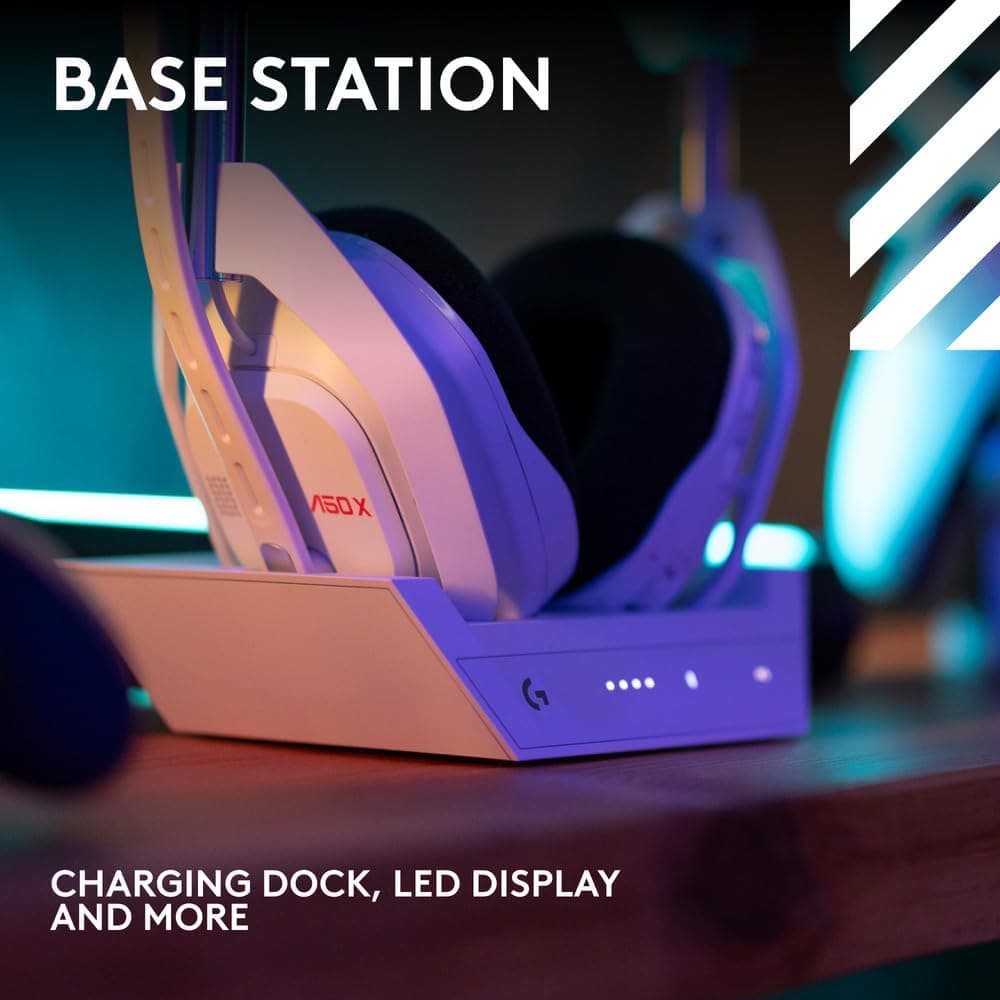 هدست گیمینگ بیسیم Logitech G مدل Astro A50 X LIGHTSPEED سفید هدست گیمینگ بیسیم Logitech G مدل Astro A50 X LIGHTSPEED سفید