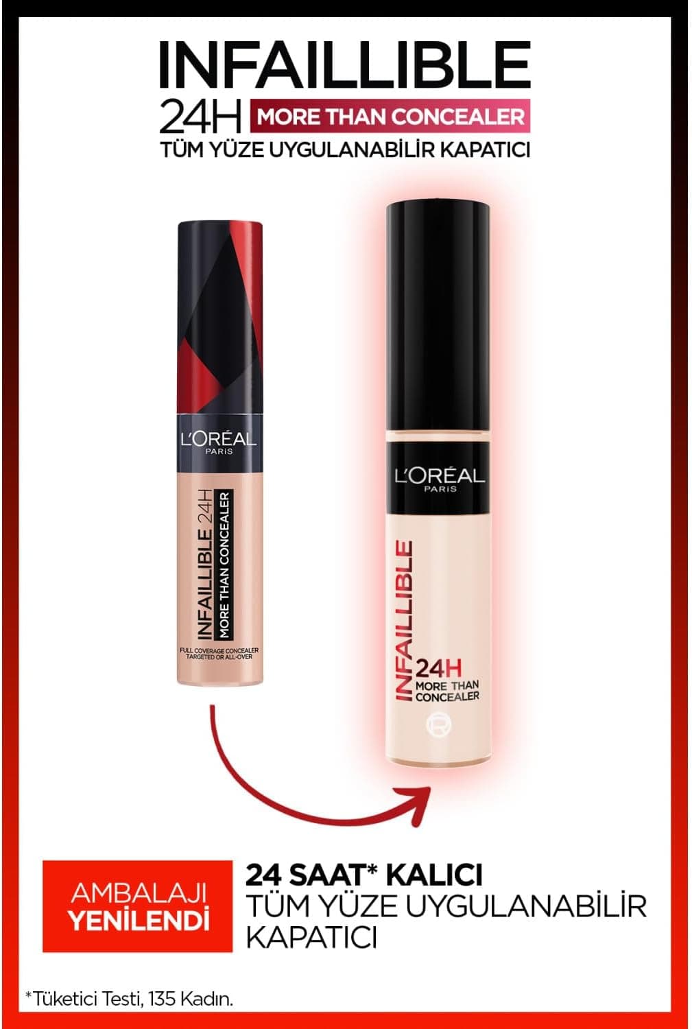 کانسیلر مناسب استفاده روی تمام صورت L'Oreal Paris Infaillible مدل 327 Cool Rose کانسیلر مناسب استفاده روی تمام صورت L'Oreal Paris Infaillible مدل 327 Cool Rose