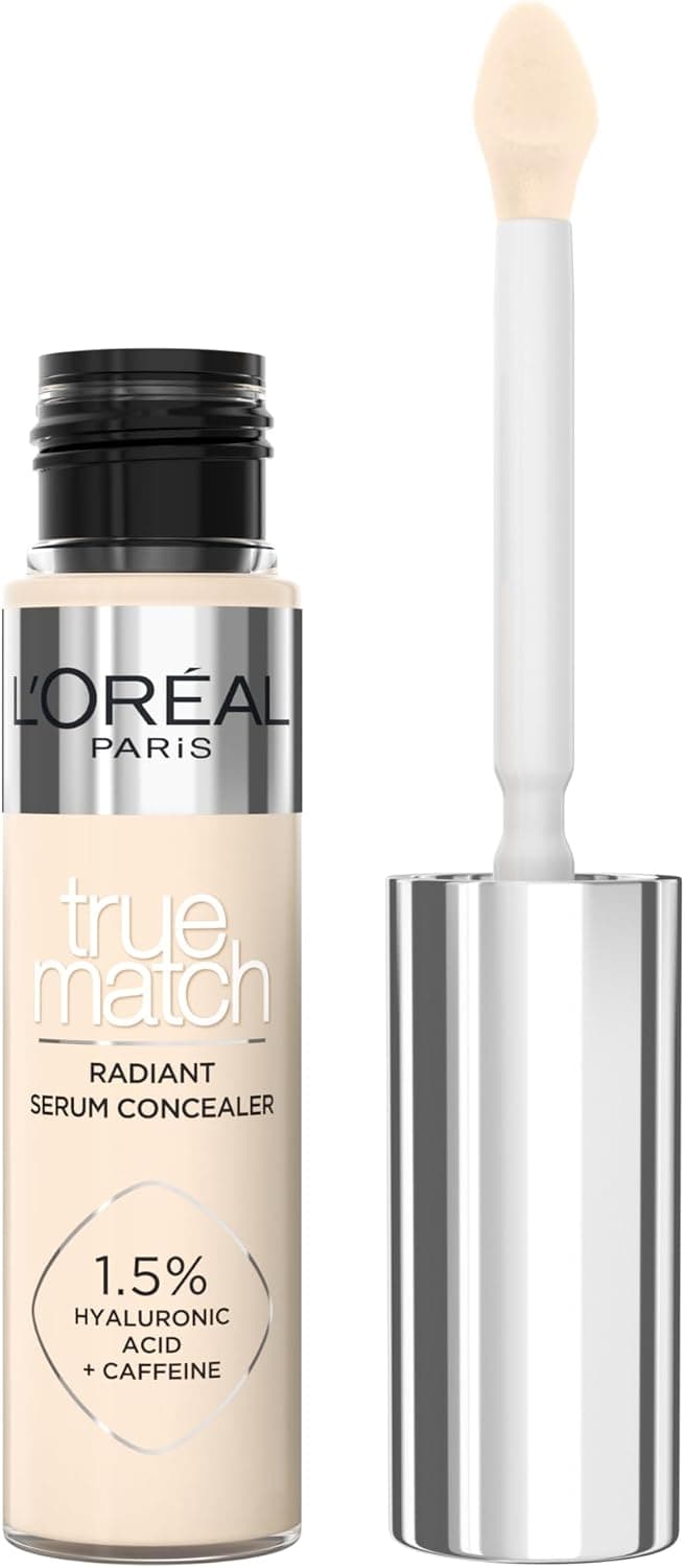 کانسیلر L'Oréal Paris True Match Radiant Serum هیالورونیک اسید و کافئین 1N 11 میلیلیتر کانسیلر L'Oréal Paris True Match Radiant Serum هیالورونیک اسید و کافئین 1N 11 میلیلیتر