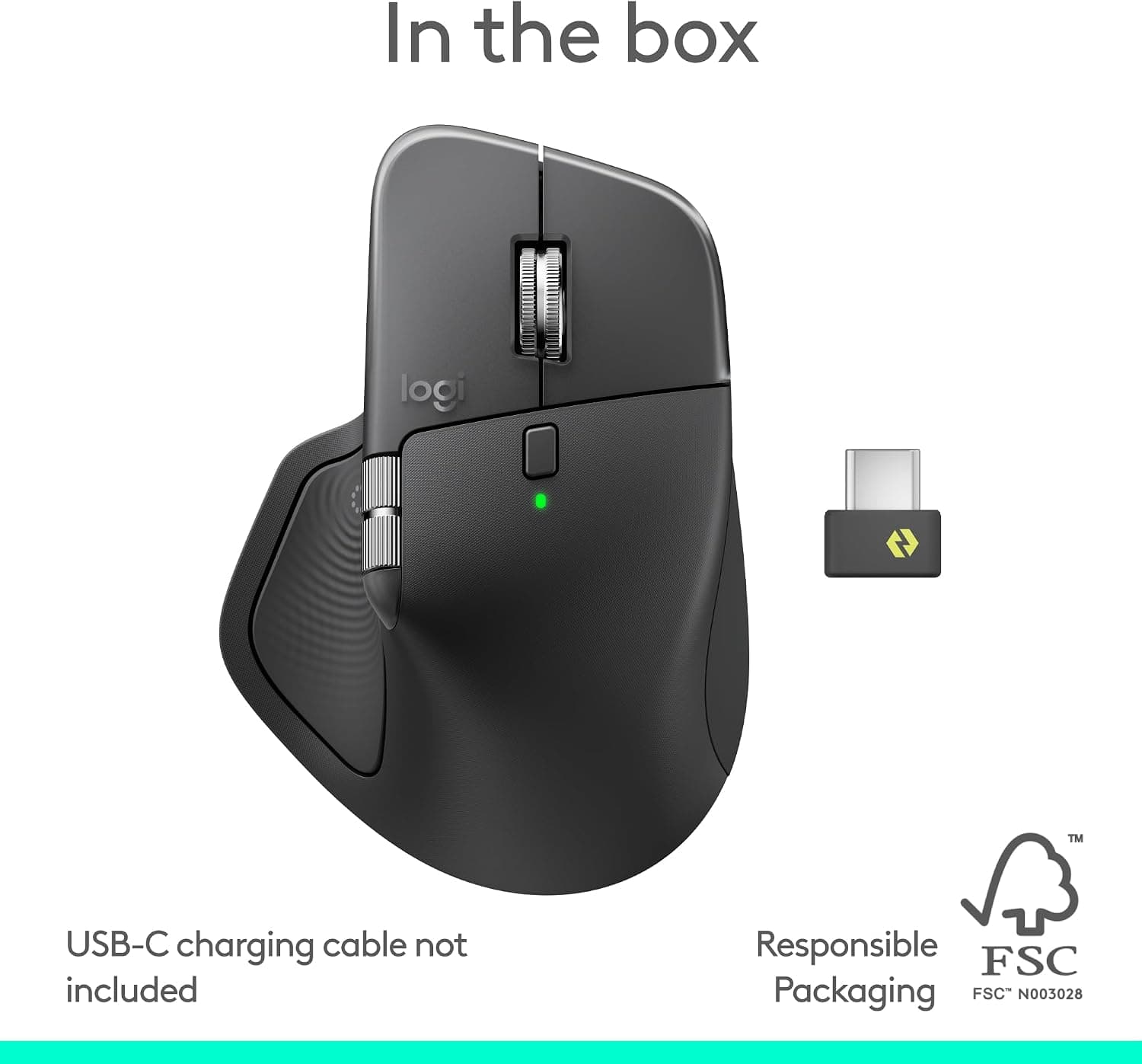 ماوس بیسیم ارگونومیک Logitech با بازخورد لمسی، اسکرول فوقسریع و شارژ USB-C، گرافیتی مدل MX Master 4 ماوس بیسیم ارگونومیک Logitech با بازخورد لمسی، اسکرول فوقسریع و شارژ USB-C، گرافیتی مدل MX Master 4