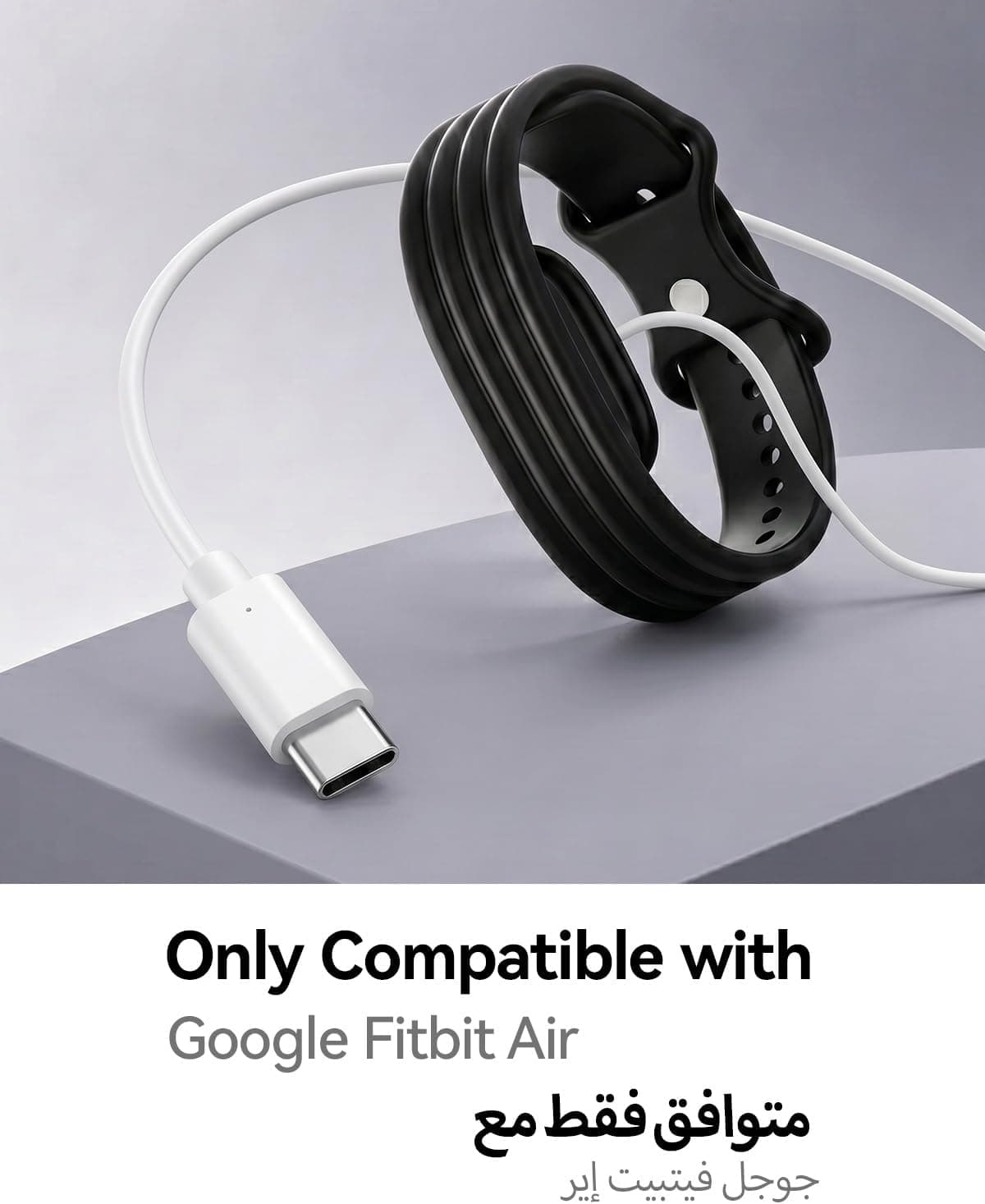 شارژر مغناطیسی Type C برند T Tersely مخصوص Google Fitbit Air داک شارژ سریع شارژر مغناطیسی Type C برند T Tersely مخصوص Google Fitbit Air داک شارژ سریع