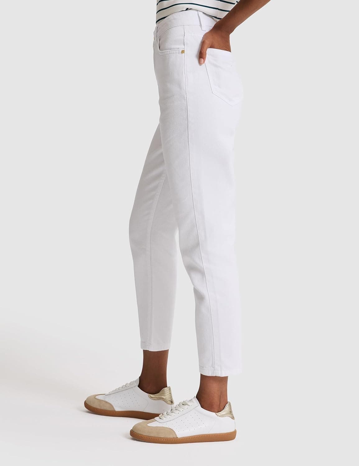 شلوار جین زنانه Pierre Cardin سفید مدل 50313234-VR013 شلوار جین زنانه Pierre Cardin سفید مدل 50313234-VR013