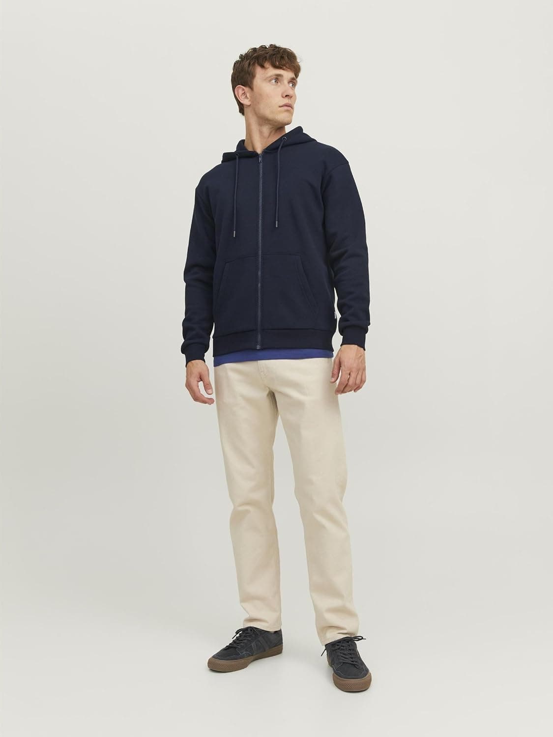 کاردیگان مردانه Jack & Jones سوئیشرت هودی زیپدار مدل JJEBRADLEY کاردیگان مردانه Jack & Jones سوئیشرت هودی زیپدار مدل JJEBRADLEY