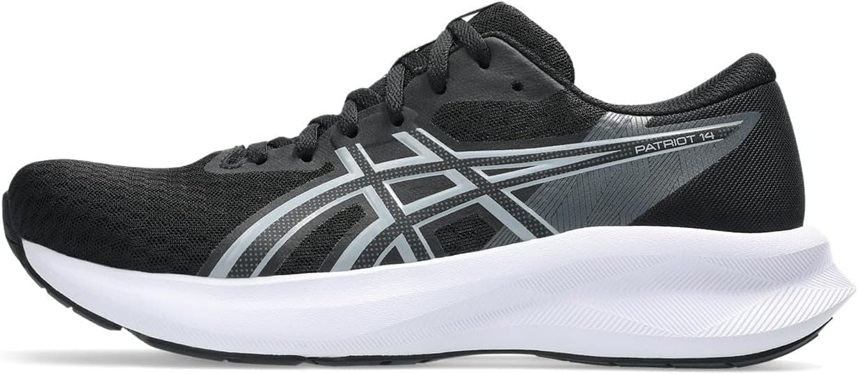 کفش دویدن زنانه ASICS PATRIOT 14 مشکی سفید مدل 1012B836-002 کفش دویدن زنانه ASICS PATRIOT 14 مشکی سفید مدل 1012B836-002