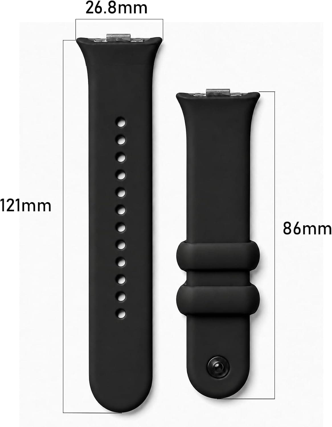 بند سیلیکونی ساعت Coverzone سازگار با Xiaomi Redmi Watch 4 قابل تنظیم مدل HSN-01 بند سیلیکونی ساعت Coverzone سازگار با Xiaomi Redmi Watch 4 قابل تنظیم مدل HSN-01
