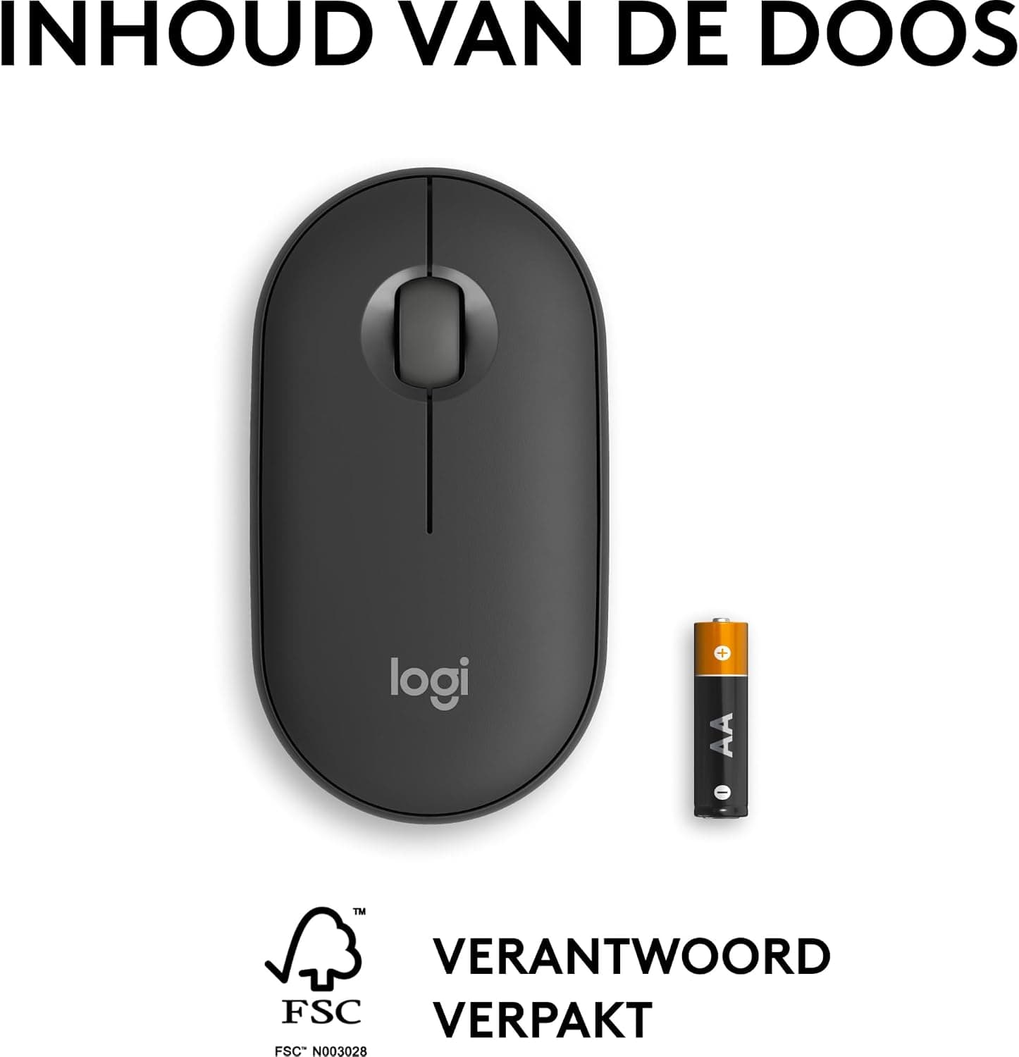 ماوس بلوتوثی بیسیم باریک Logitech Pebble Mouse 2 مشکی مدل M350s ماوس بلوتوثی بیسیم باریک Logitech Pebble Mouse 2 مشکی مدل M350s