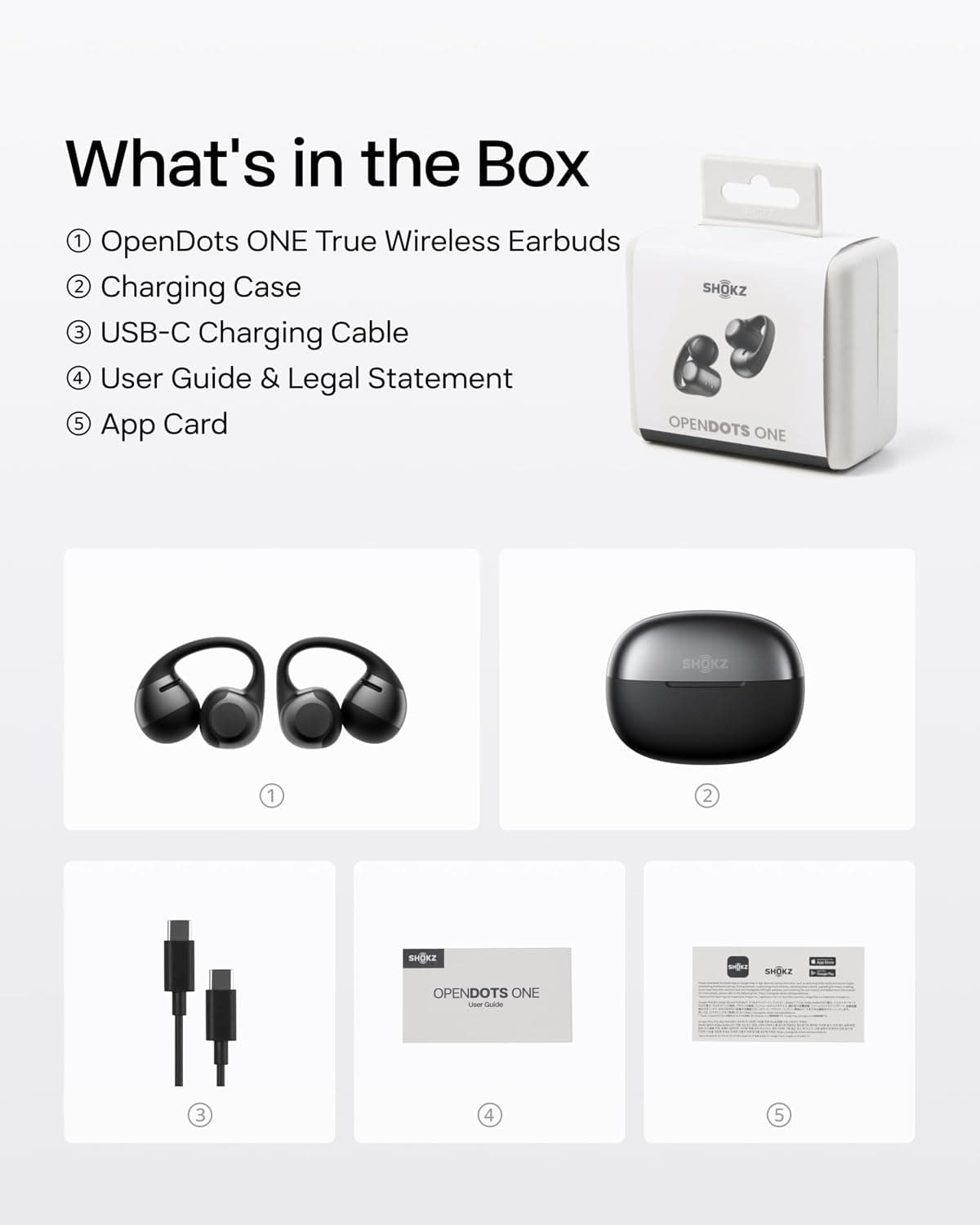 هدفون بیسیم گوشباز SHOKZ مدل OpenDots ONE مشکی هدفون بیسیم گوشباز SHOKZ مدل OpenDots ONE مشکی