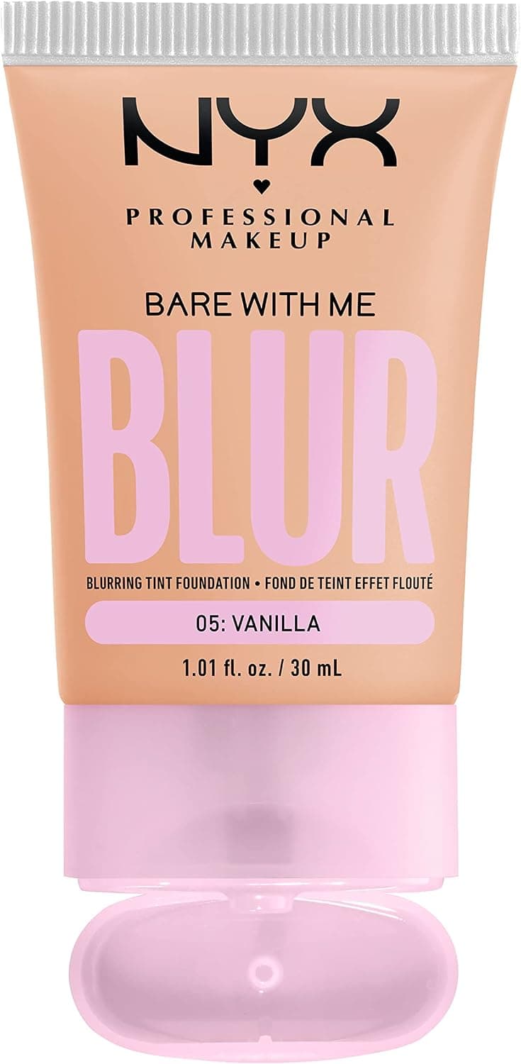 کرم پودر NYX Professional Makeup Bare With Me Blur Tint Matte رنگ وانیلی کرم پودر NYX Professional Makeup Bare With Me Blur Tint Matte رنگ وانیلی