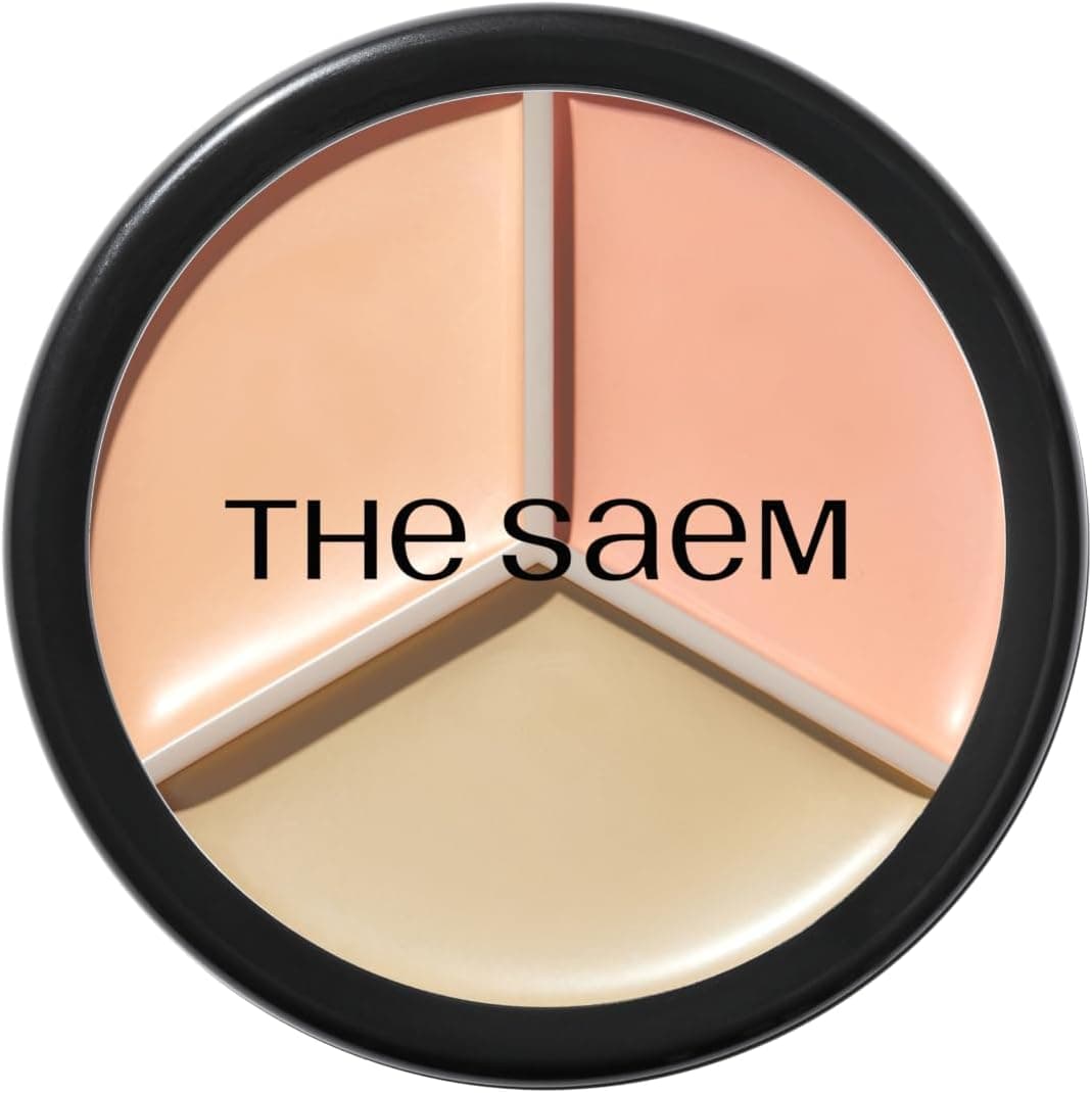 کانسیلر سهرنگ THE SAEM مدل Cover Perfection Triple Pot 03 Correct Up Beige کانسیلر سهرنگ THE SAEM مدل Cover Perfection Triple Pot 03 Correct Up Beige