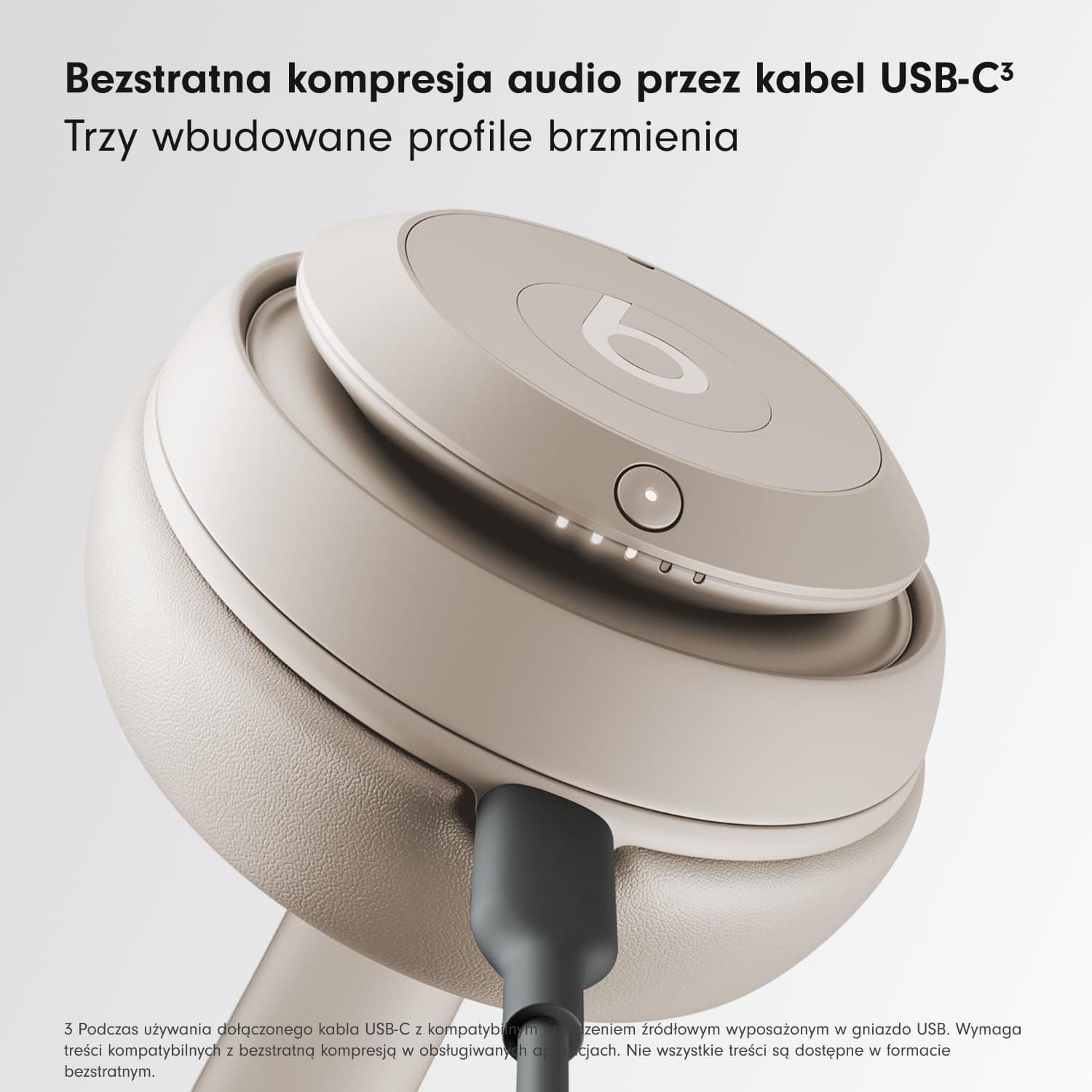 هدفون بیسیم بلوتوثی Beats Studio Pro با حذف نویز، صدای بدون افت USB-C، رنگ ماسهسنگی هدفون بیسیم بلوتوثی Beats Studio Pro با حذف نویز، صدای بدون افت USB-C، رنگ ماسهسنگی