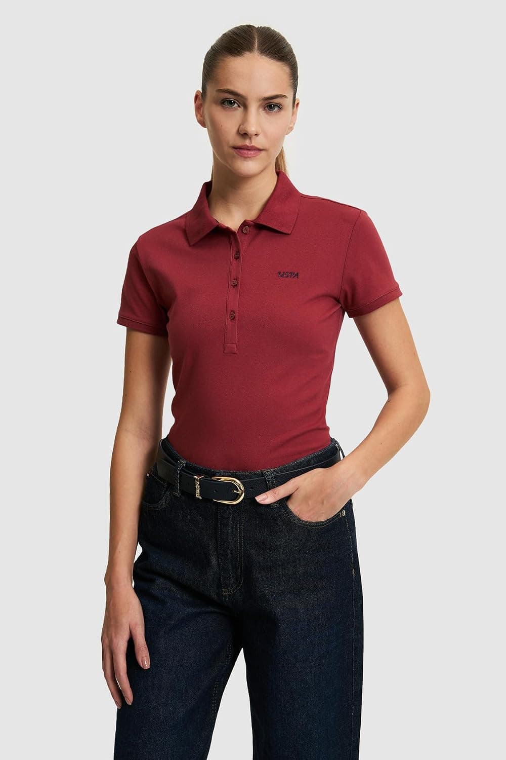 تیشرت زنانه U.S. POLO ASSN. یقه گرد بیسیک مدل 50323461-VR087 تیشرت زنانه U.S. POLO ASSN. یقه گرد بیسیک مدل 50323461-VR087