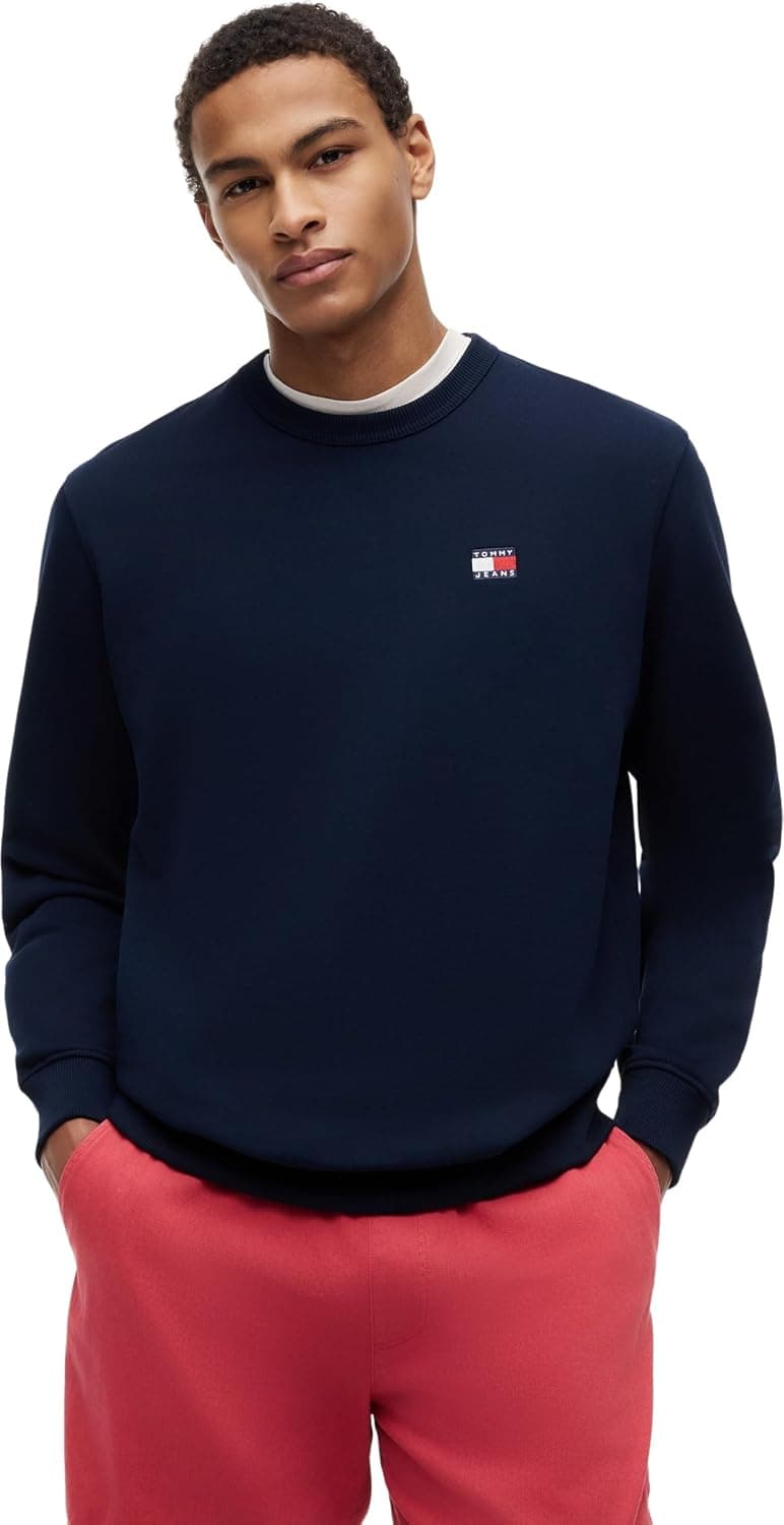 سویشرت مردانه Tommy Jeans یقه گرد فیت معمولی با آرم مدل DM0DM21921 سویشرت مردانه Tommy Jeans یقه گرد فیت معمولی با آرم مدل DM0DM21921
