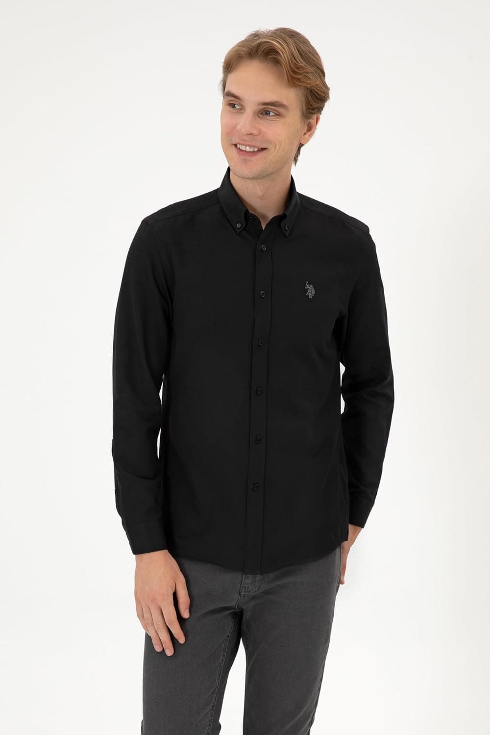 پیراهن مردانه U.S. POLO ASSN. مشکی بیسیک مدل 50324708-VR046 پیراهن مردانه U.S. POLO ASSN. مشکی بیسیک مدل 50324708-VR046