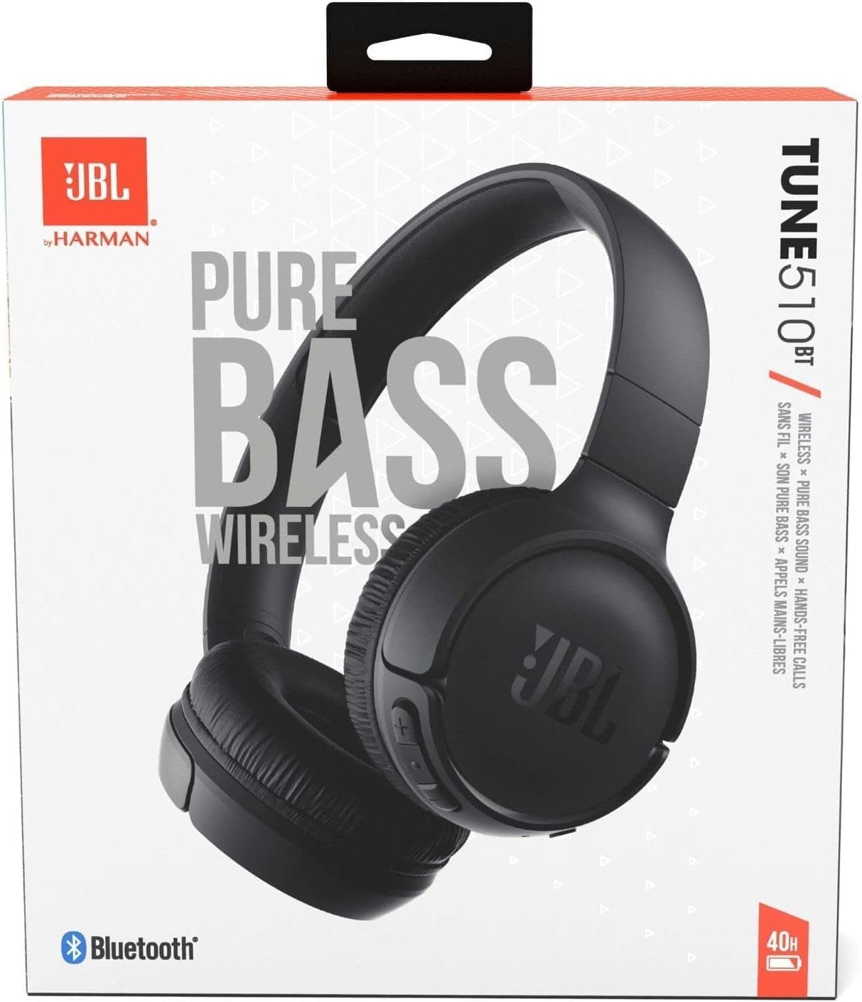 هدفون بیسیم JBL چنداتصاله مشکی مدل Tune 510BT هدفون بیسیم JBL چنداتصاله مشکی مدل Tune 510BT